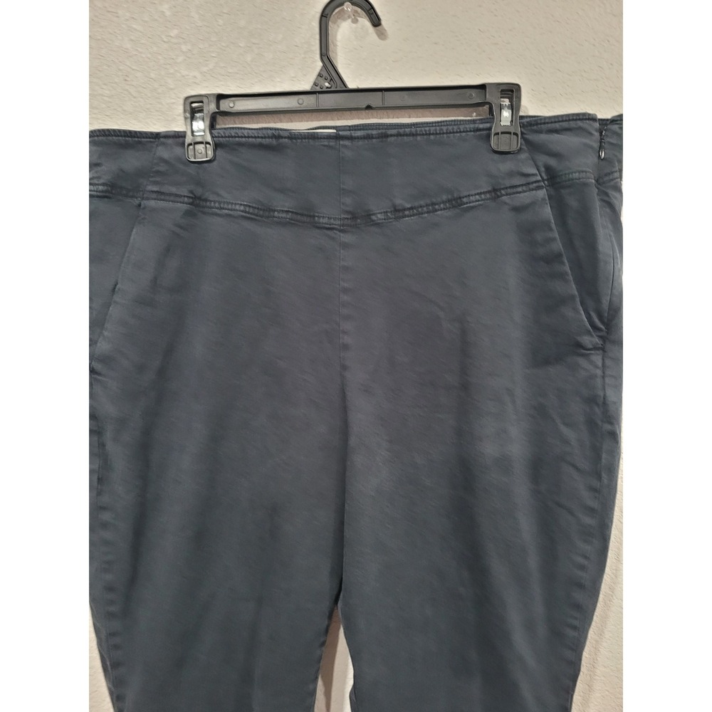 PILCRO Anthropologie Cropped Wide‎ Leg Split Hem Casual Pants Womens XL #12 - Picture 2 of 8